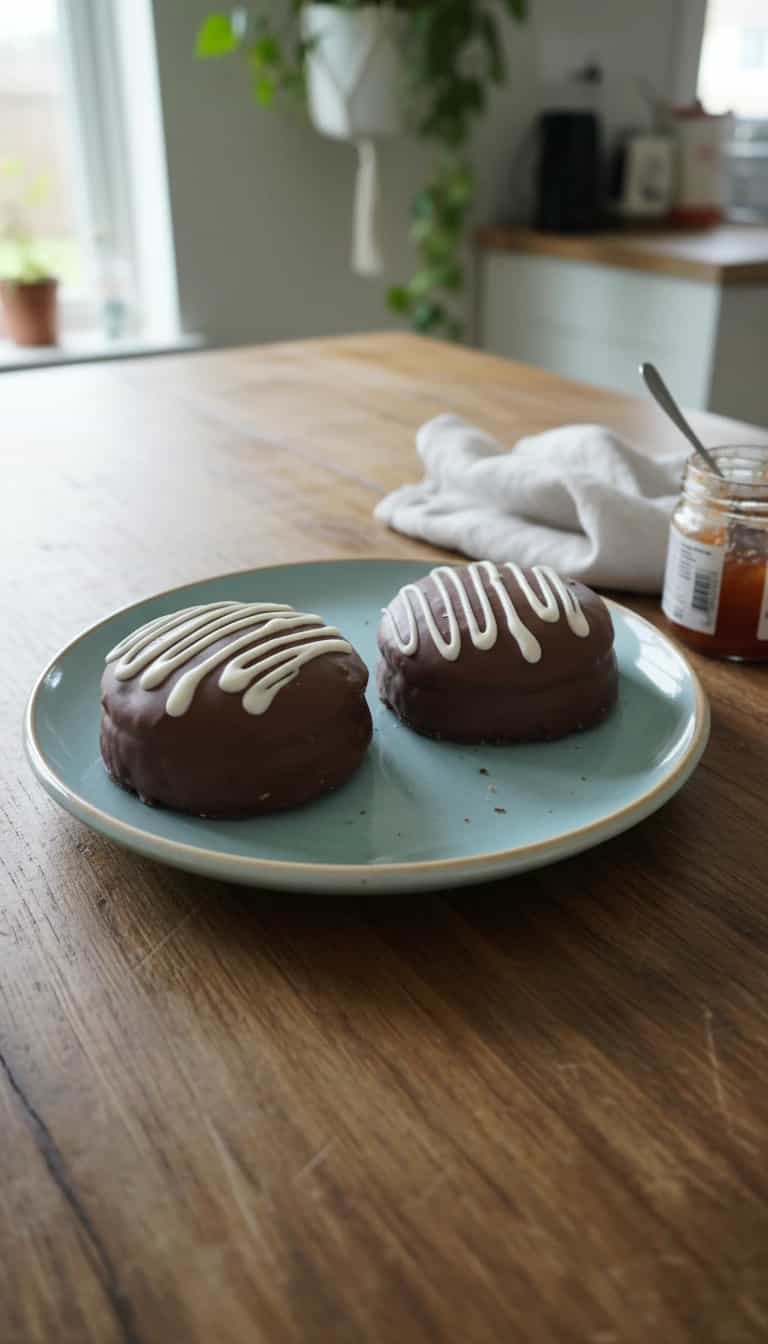 Foto deliciosa de Alfajores de Chocolate pronta para servir - Outras Receitas