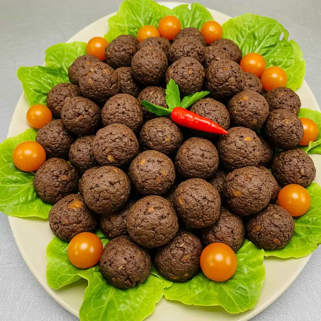 Almôndegas de Arroz e Carne