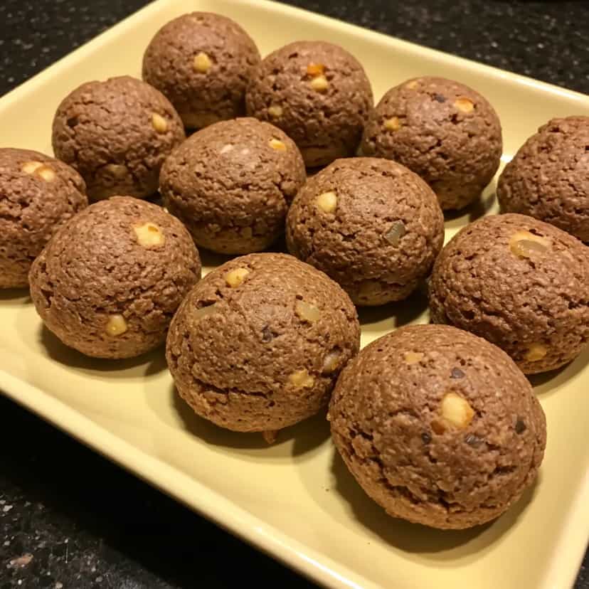 Foto deliciosa de Almôndegas Veganas de Soja pronta para servir - Almoço & Jantar
