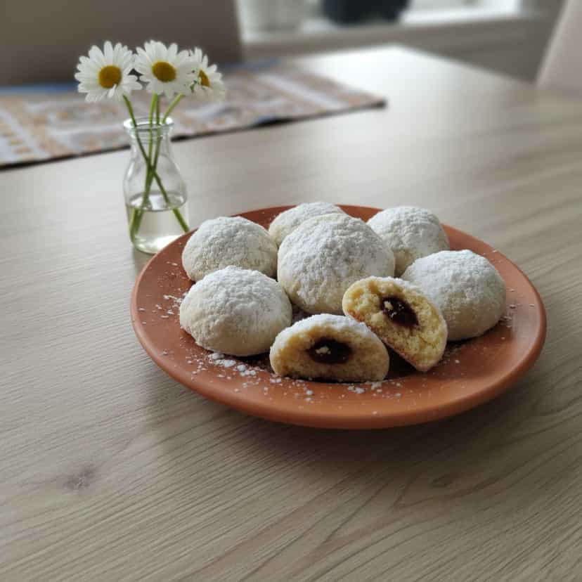 Foto deliciosa de Amanteigados Recheados com Goiabada pronta para servir - Outras Receitas