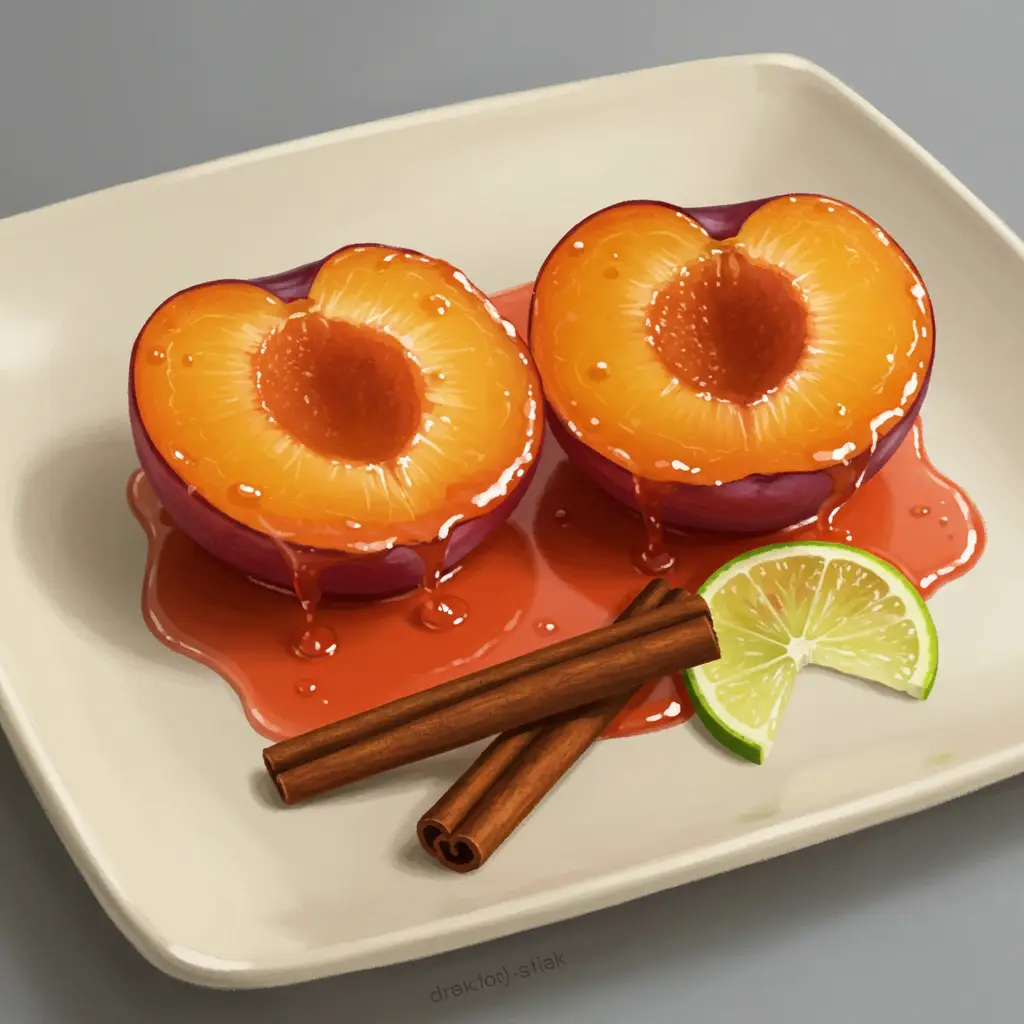 Ameixas em Calda Cítrica Light