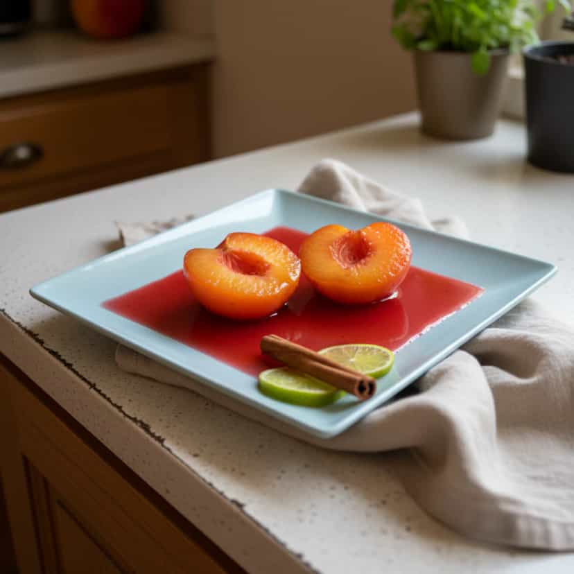 Foto deliciosa de Ameixas em Calda Cítrica Light pronta para servir - Outras Receitas