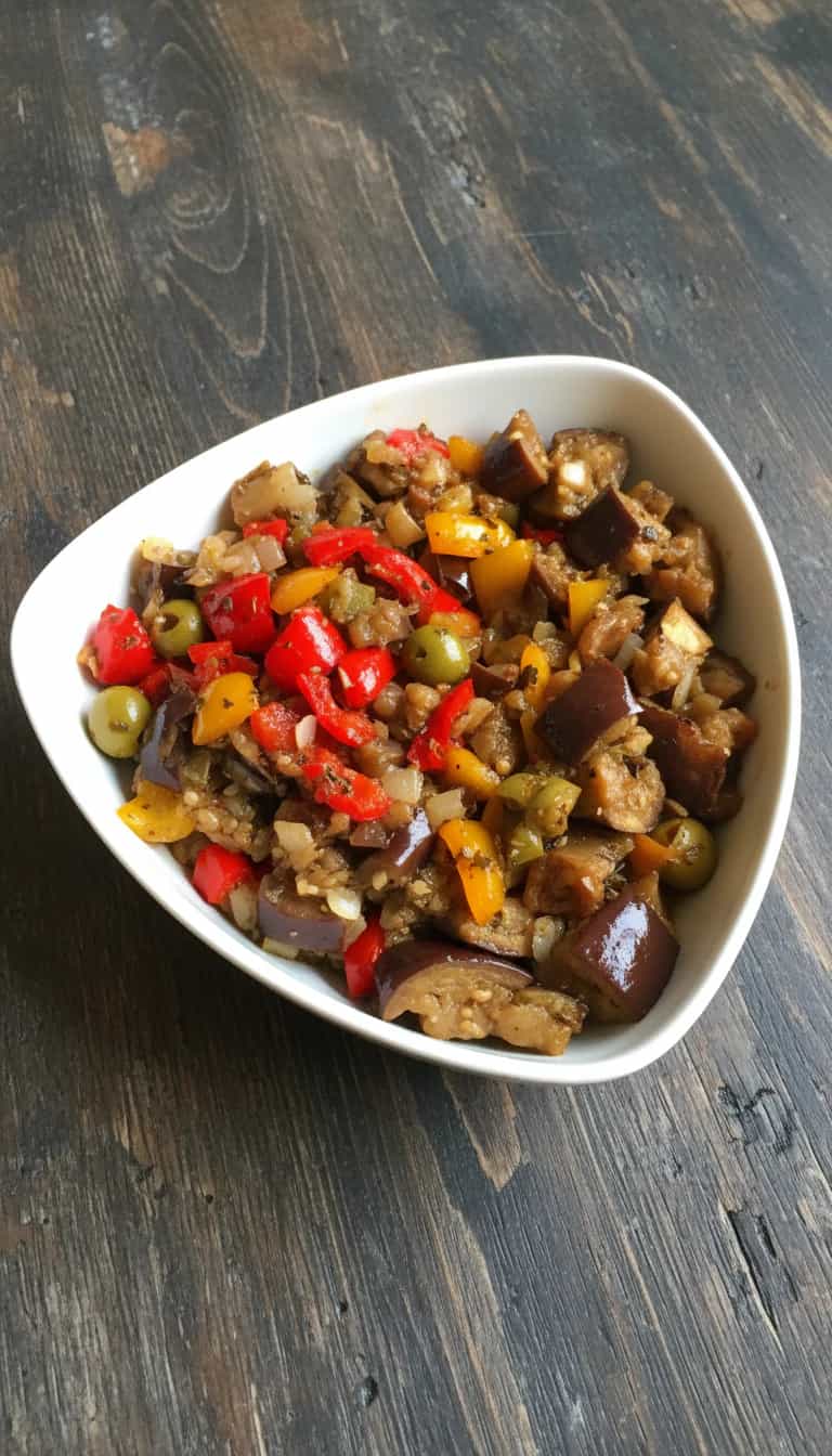 Foto deliciosa de Antepasto de Berinjela pronta para servir - Pastas & Patês