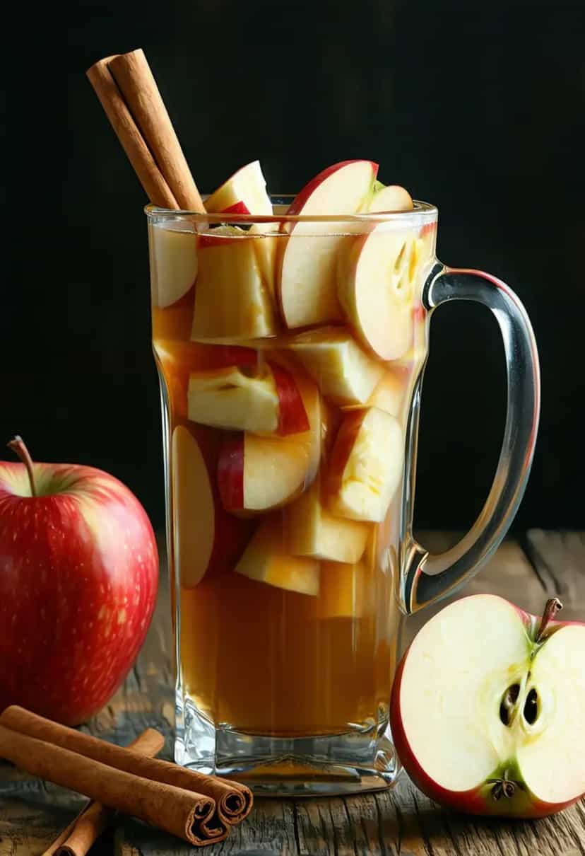 Foto deliciosa de Suco de Maçã pronta para servir - Sucos & Smoothies