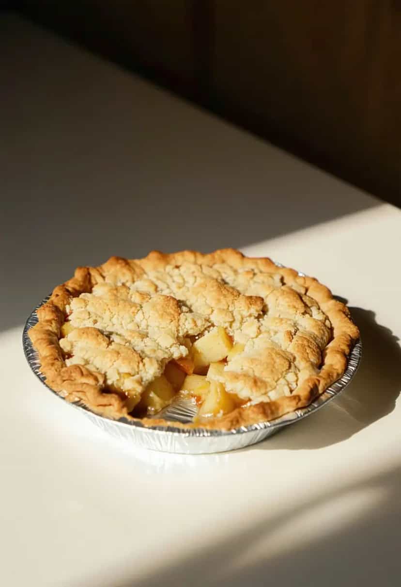 Foto deliciosa de Torta de Maçã com Crumble pronta para servir - Tortas & Tortinhas