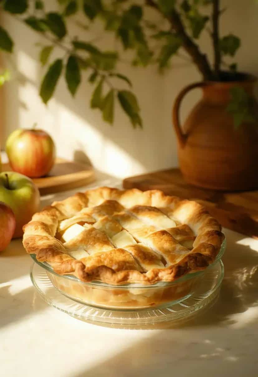 Foto deliciosa de Torta de Maçã pronta para servir - Tortas & Tortinhas