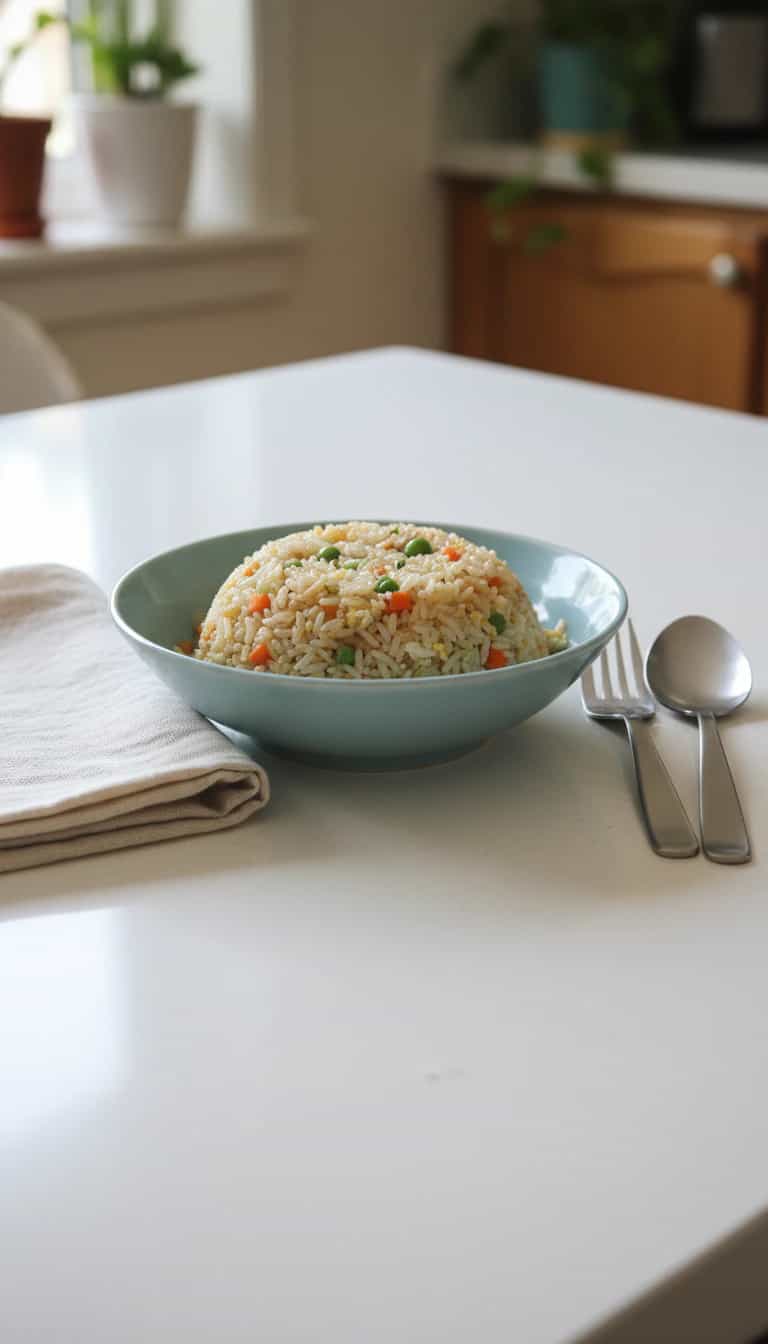 Foto deliciosa de Arroz à Grega com Manteiga pronta para servir - Almoço & Jantar