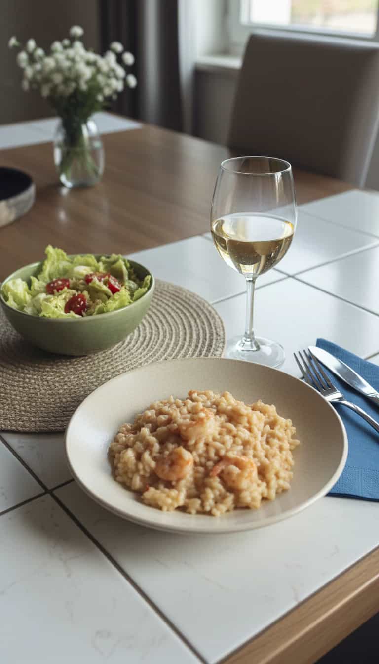 Foto deliciosa de Arroz à Piamontesa Cremoso pronta para servir - Almoço & Jantar