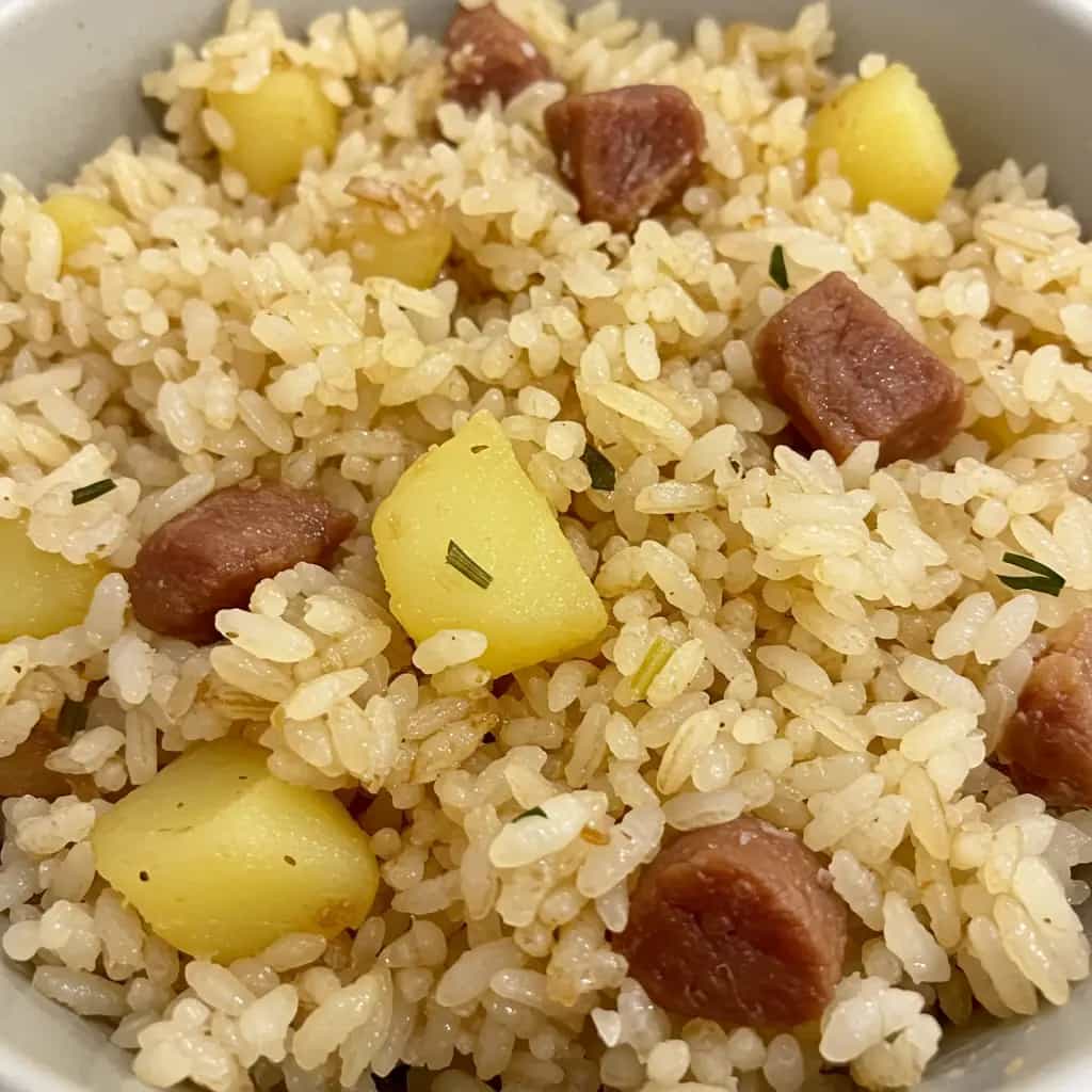 Arroz Apimentado com Linguiça