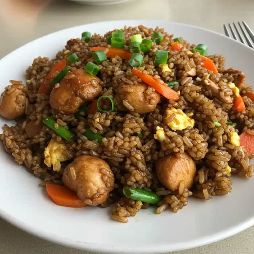 Foto deliciosa de Arroz Chaufa pronta para servir - Outras Receitas