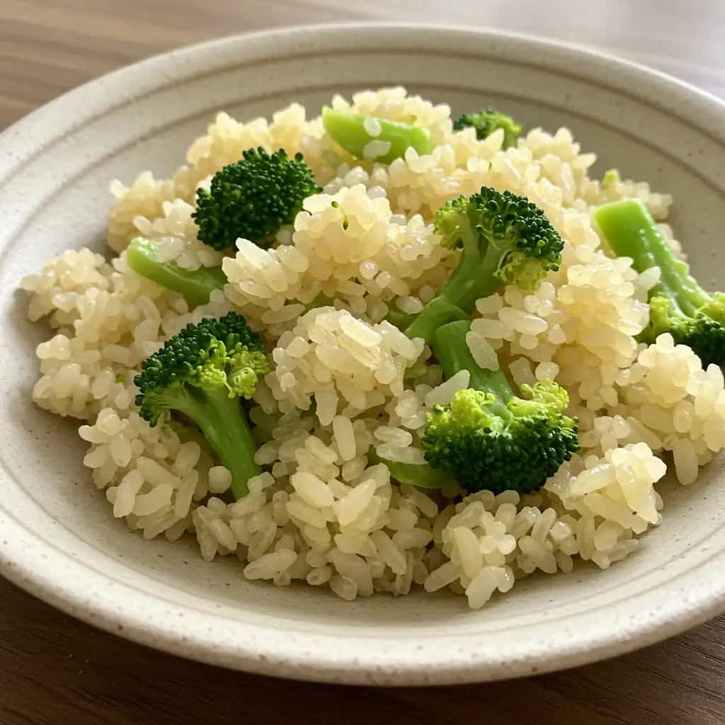 Arroz com Brócolis e Açafrão