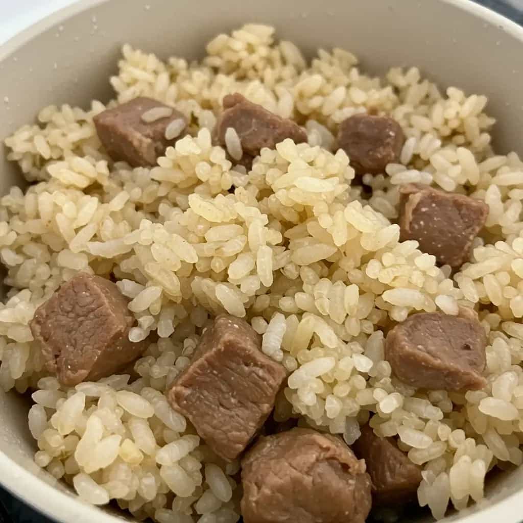 Arroz com Carne Soltinho