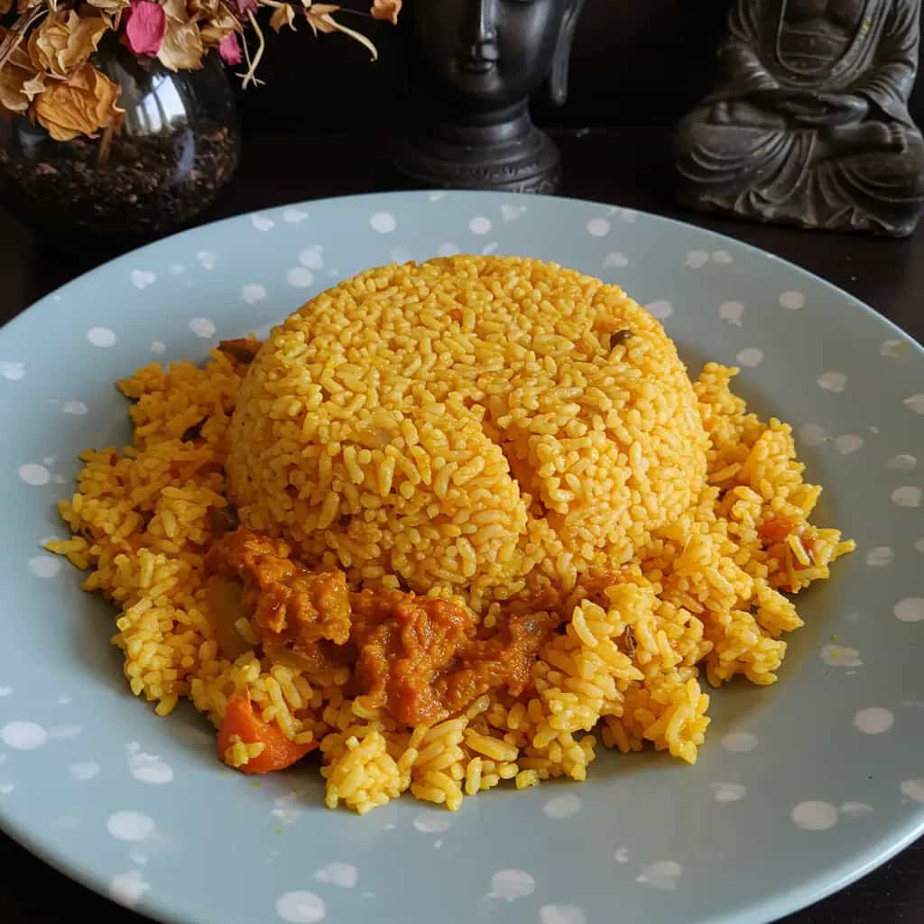 Arroz com Curry e Legumes