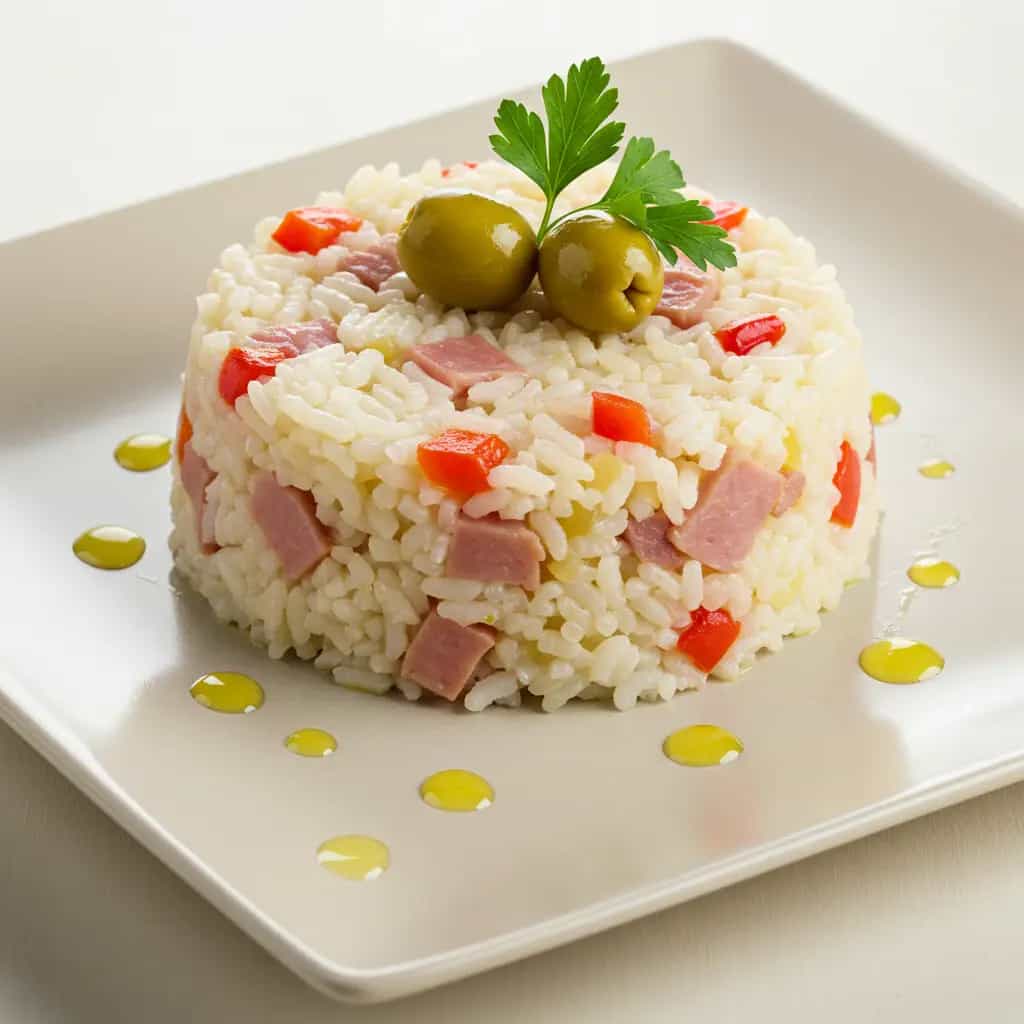 Arroz com Presunto e Pimentão