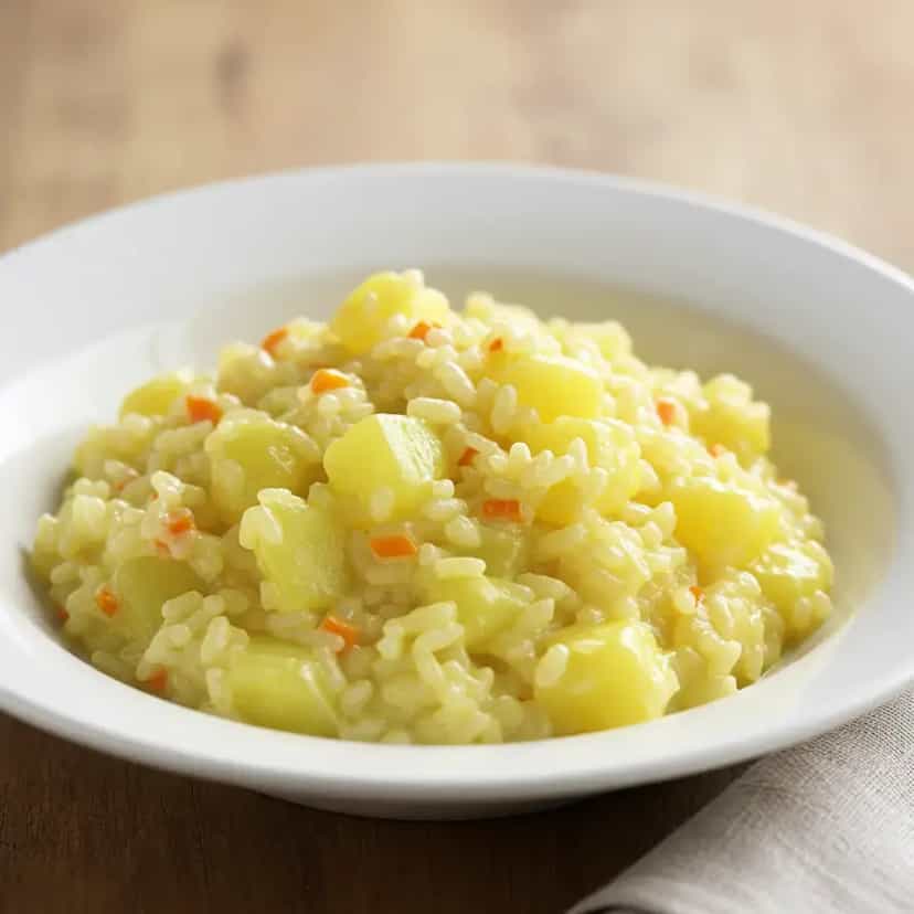Foto deliciosa de Arroz Cremoso com Batata pronta para servir - Outras Receitas