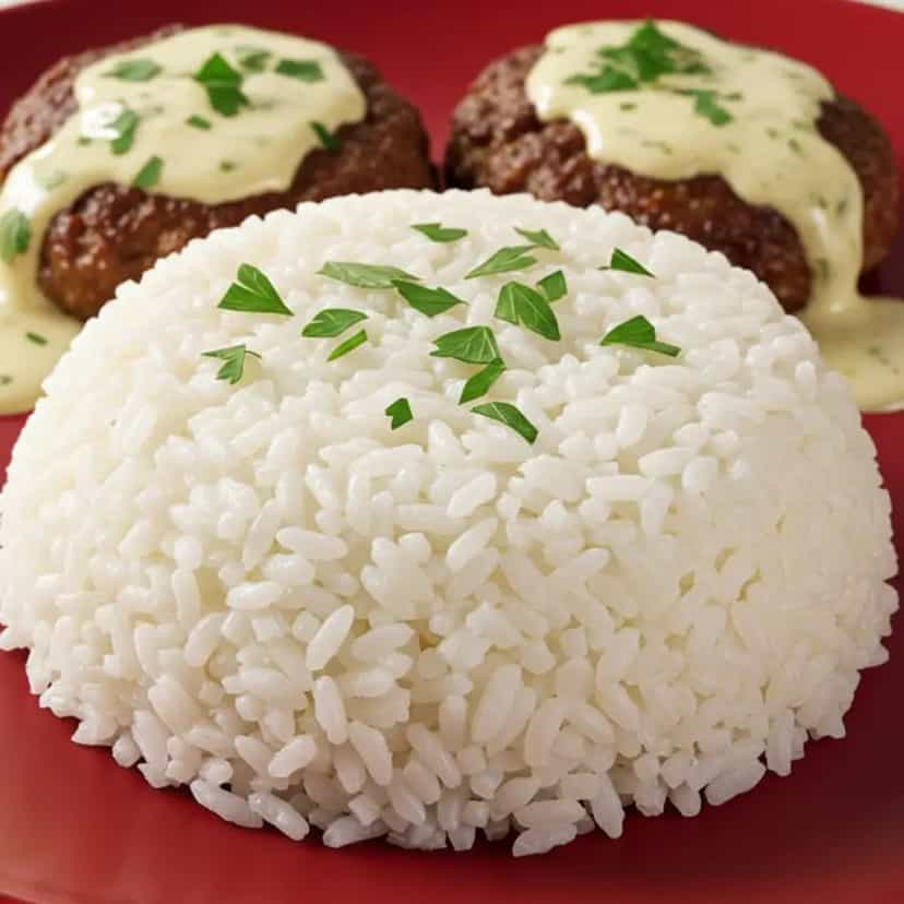 Foto deliciosa de Arroz Cremoso com Leite de Coco pronta para servir - Outras Receitas