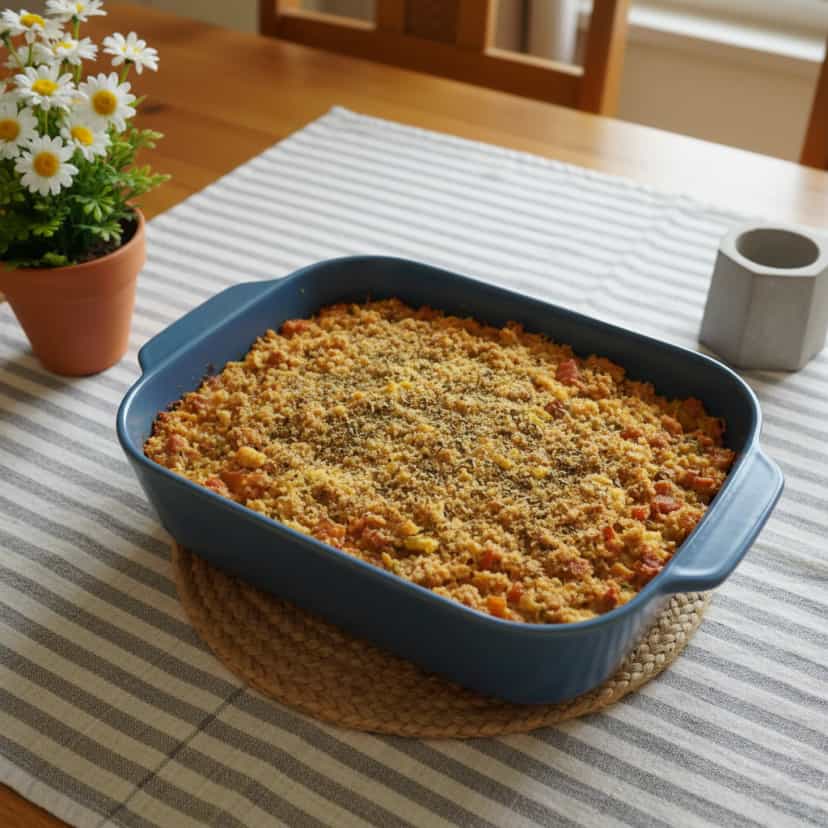 Foto deliciosa de Arroz Cremoso com Sardinha e Legumes pronta para servir