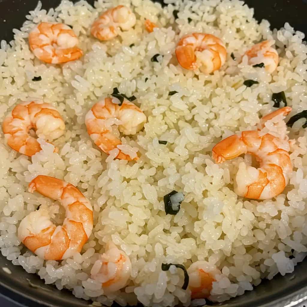 Arroz de Brócolis com Polvo