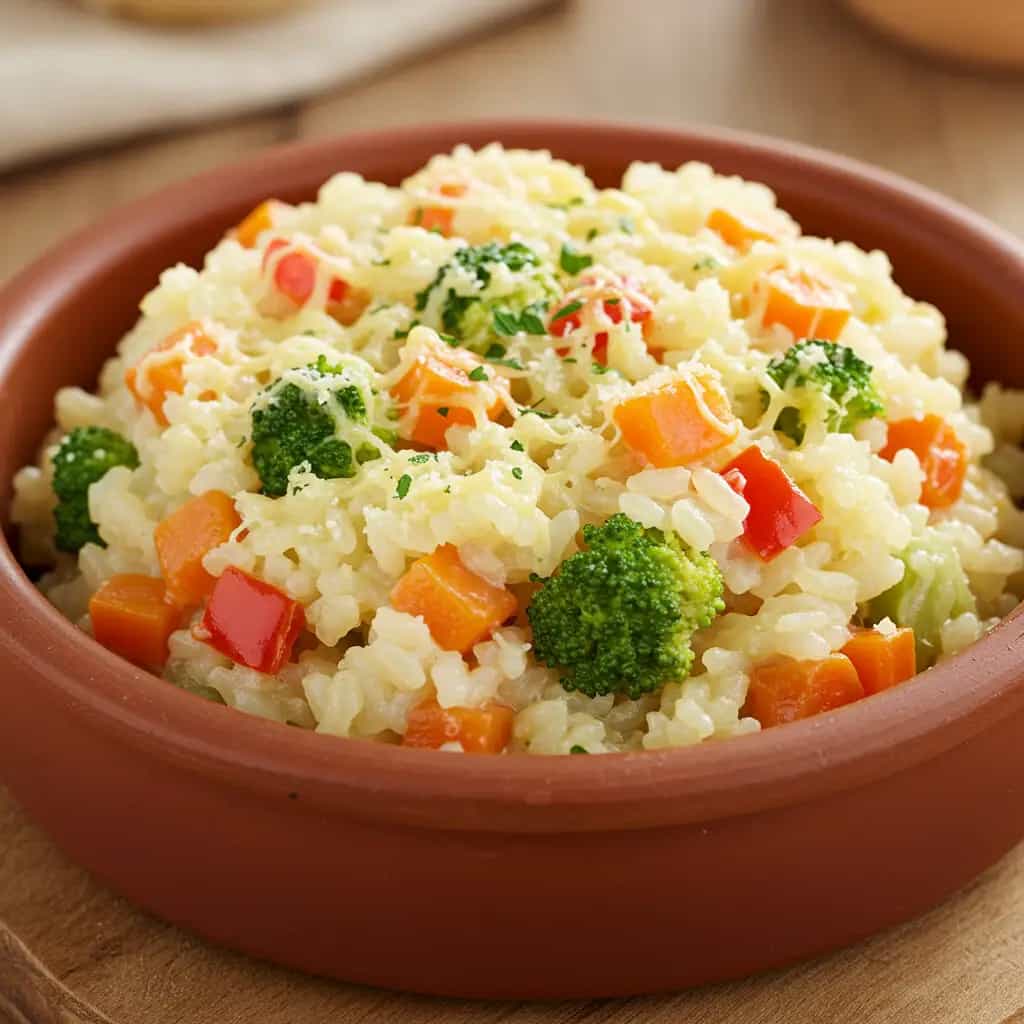 Arroz de Forno com Legumes