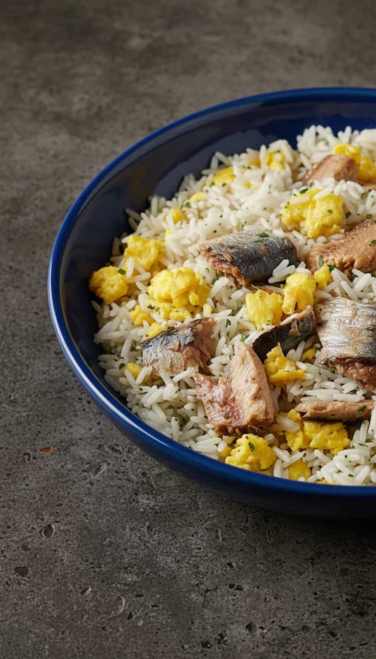 Foto deliciosa de Arroz de Forno com Sardinha pronta para servir - Peixes & Frutos do Mar