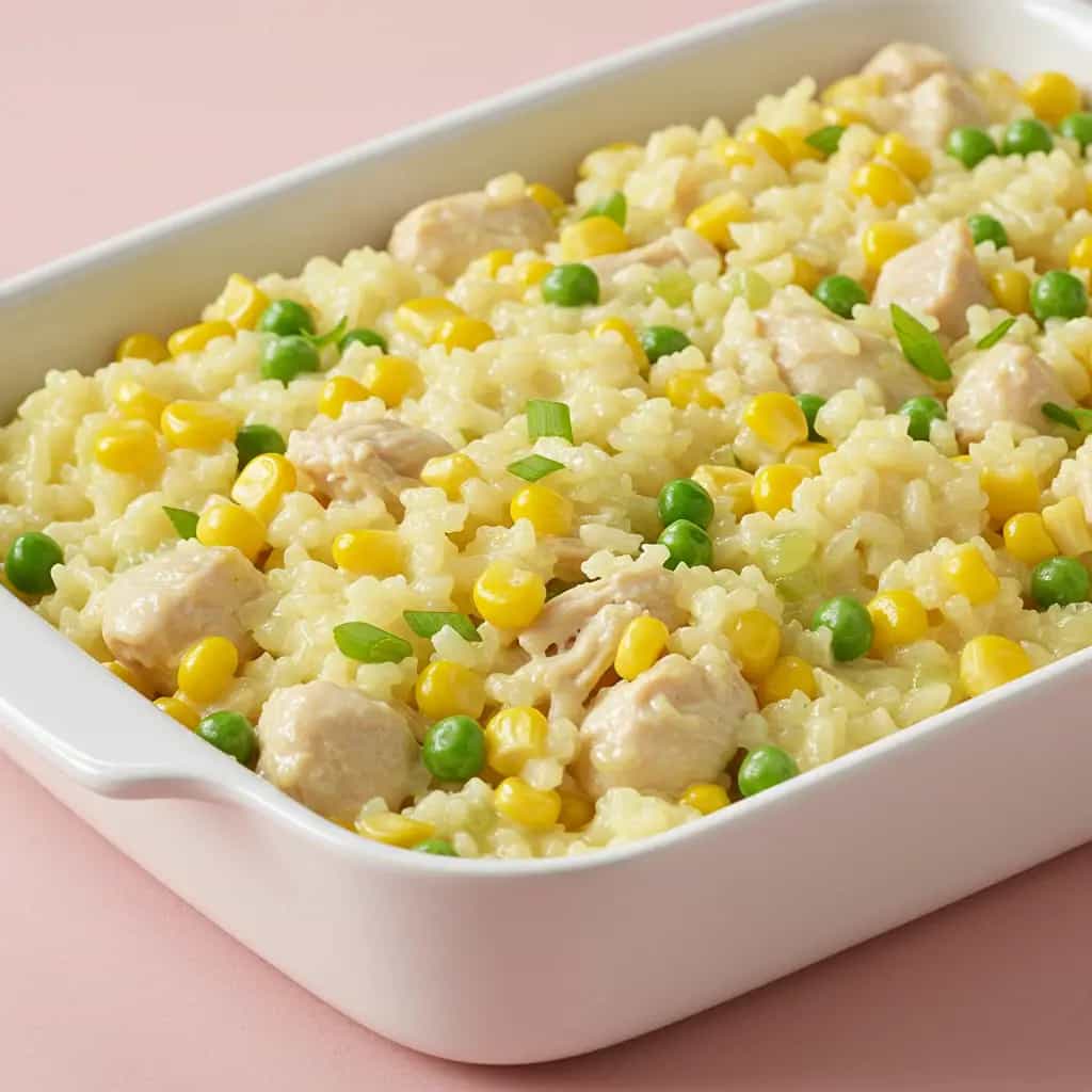 Arroz de Forno Cremoso com Frango