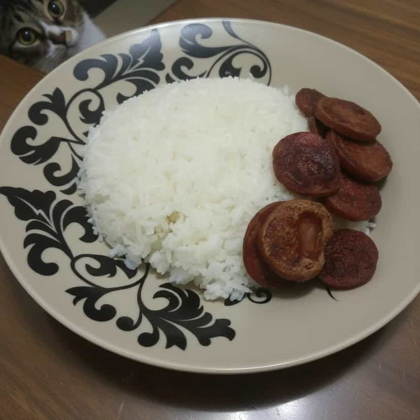 Foto deliciosa de Arroz de Leite Salgado pronta para servir - Pratos Brasileiros Icônicos