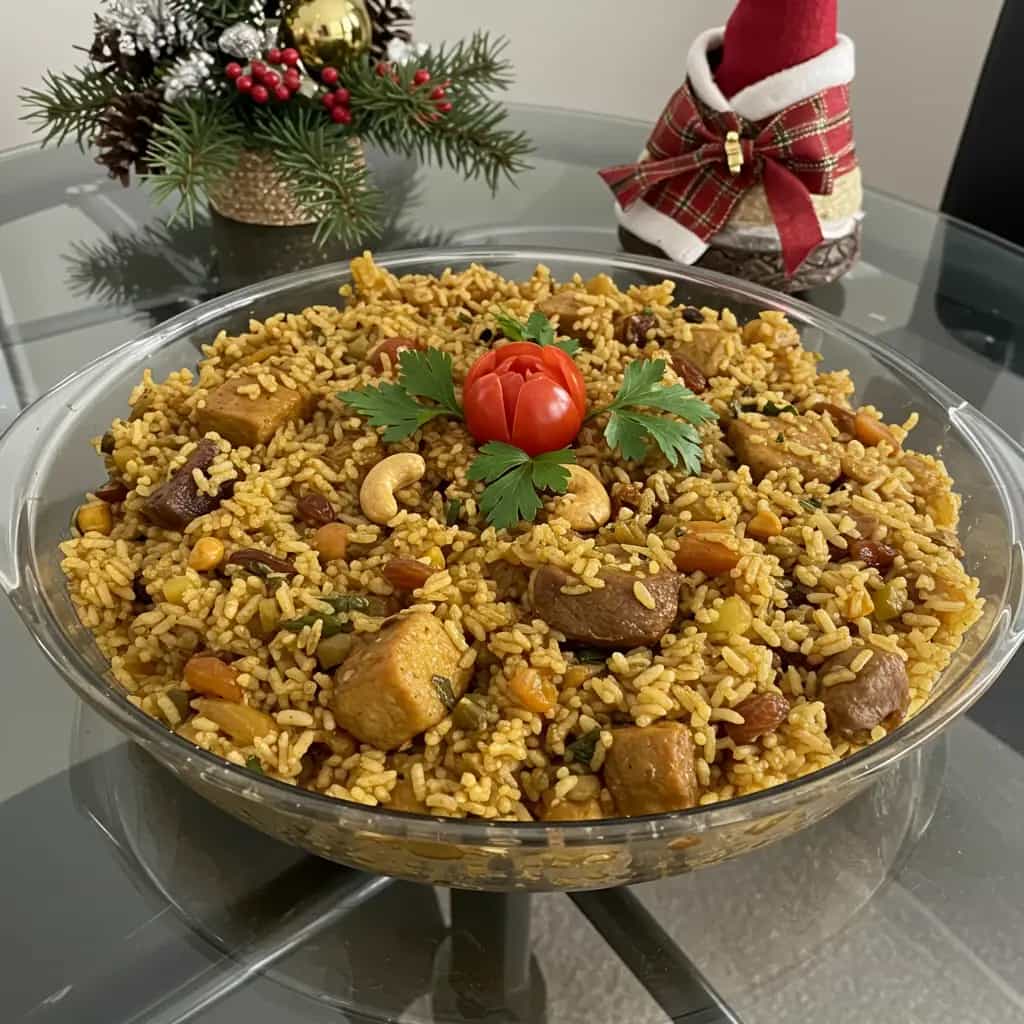 Arroz de Natal com Pato