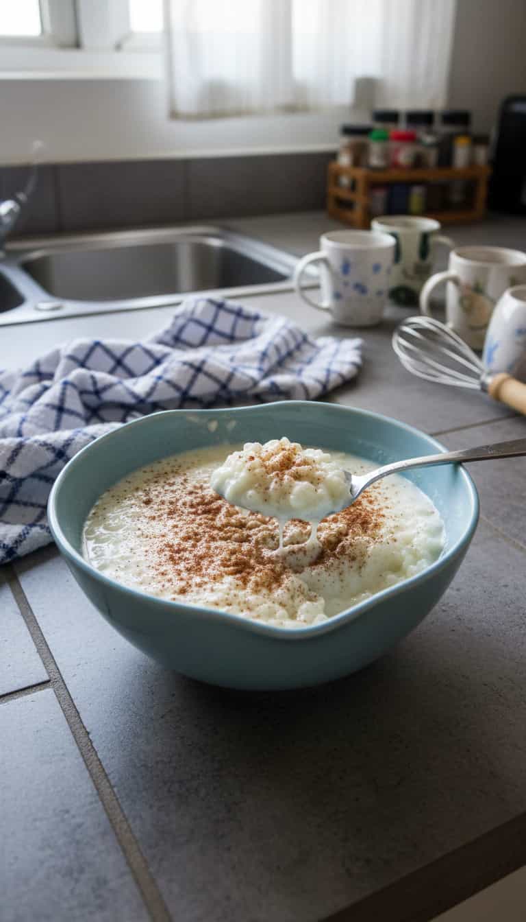 Foto deliciosa de Arroz Doce Cremoso pronta para servir - Pudins & Cremes