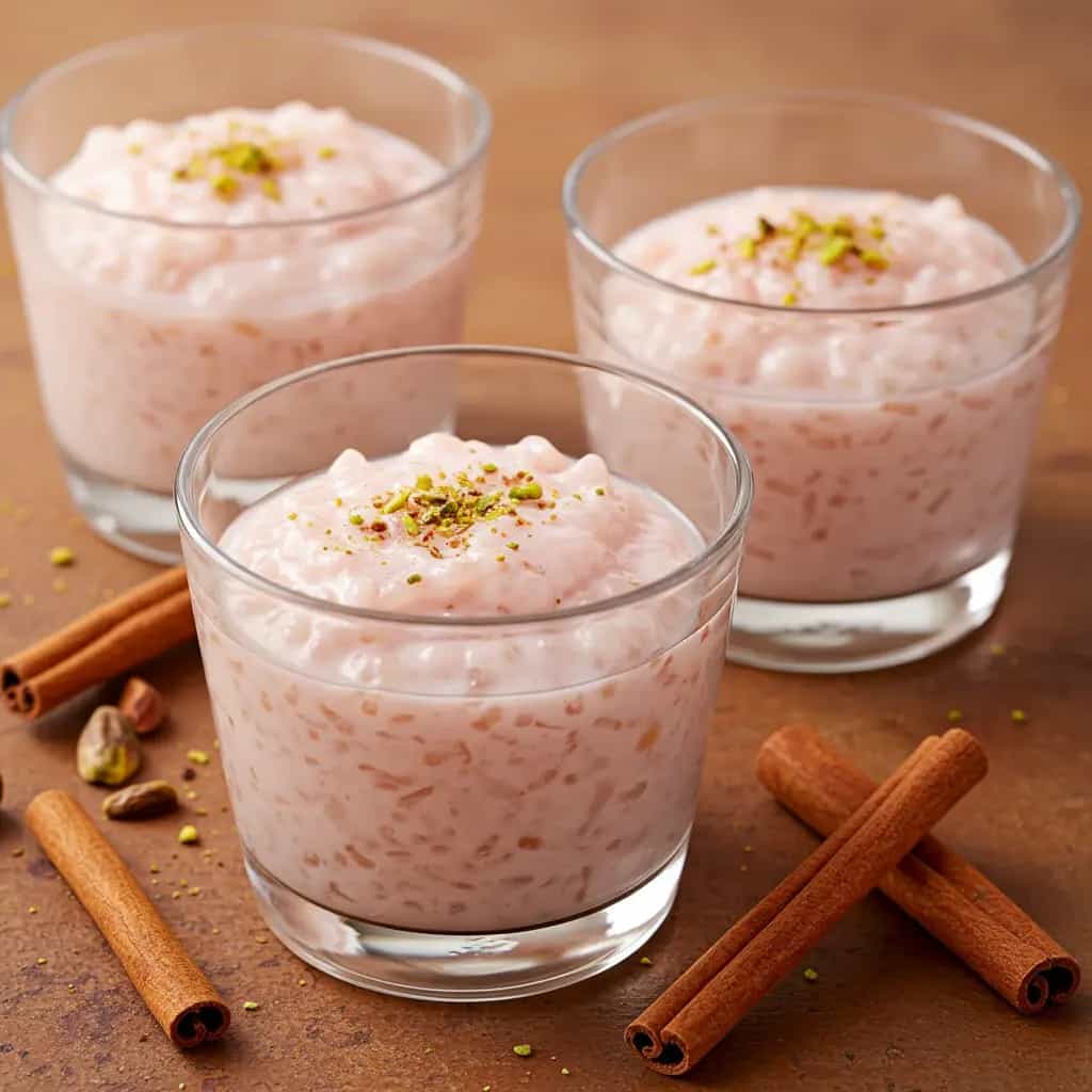 Arroz Doce Cremoso com Pistache