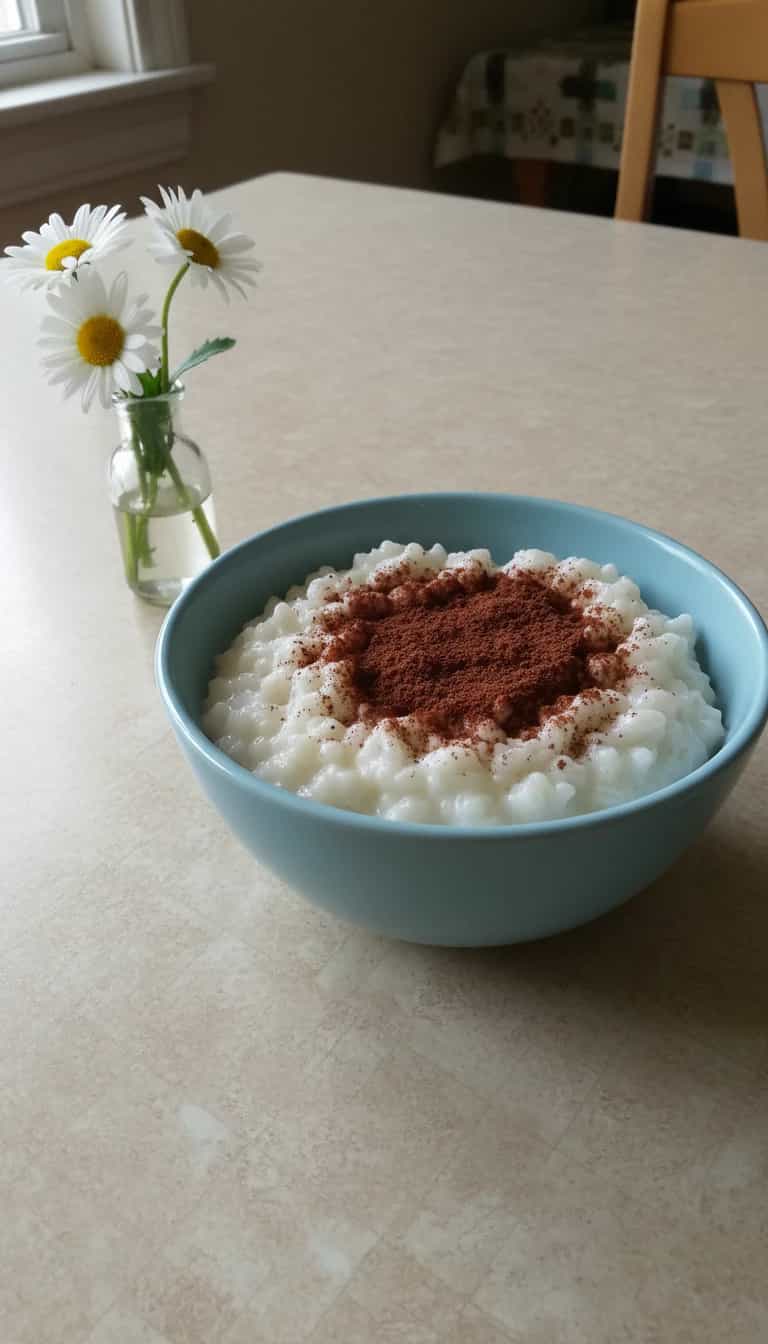 Foto deliciosa de Arroz Doce Cremoso de Microondas pronta para servir - Pudins & Cremes