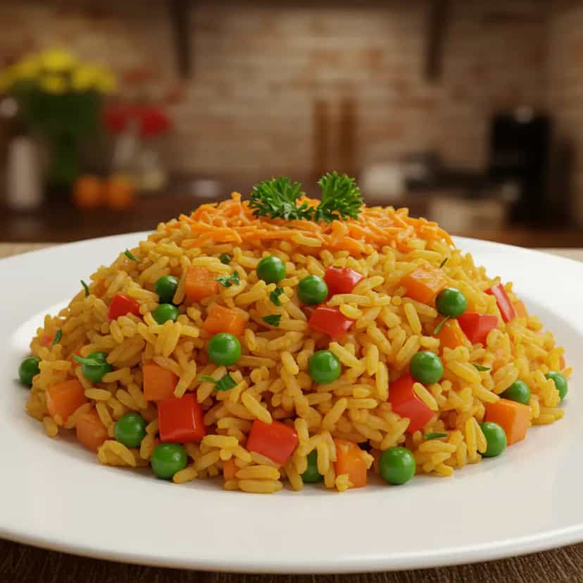 Foto deliciosa de Arroz especial pronta para servir - Outras Receitas
