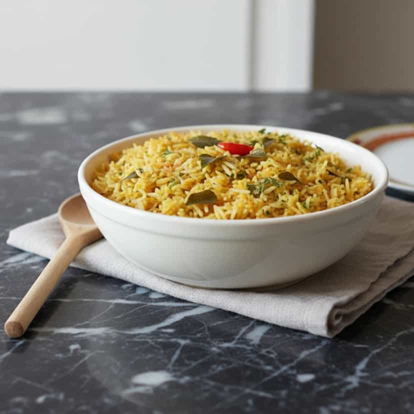 Foto deliciosa de Arroz Mãe e Filha pronta para servir - Almoço & Jantar