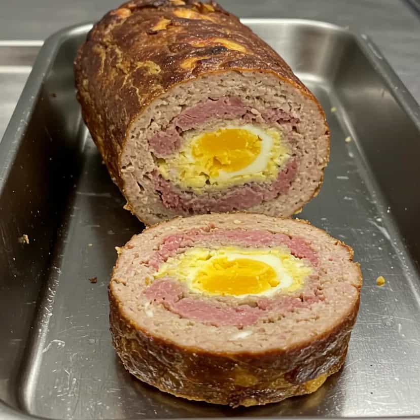 Foto deliciosa de Assado de carne moída pronta para servir - Almoço & Jantar