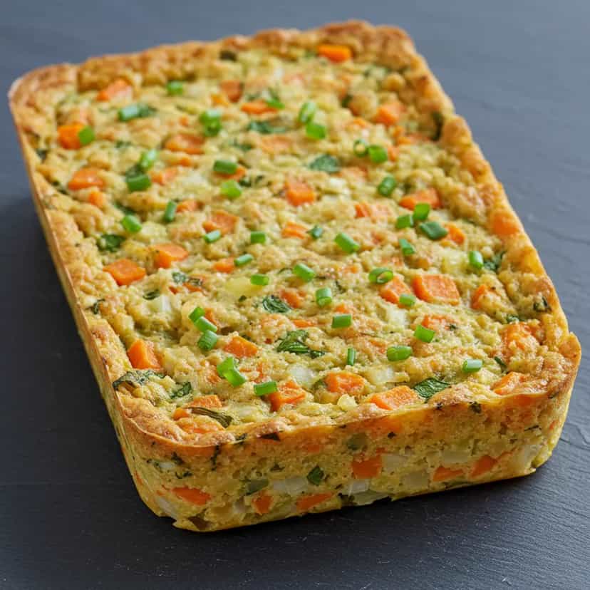 Foto deliciosa de Assado de Trigo Vegetariano pronta para servir - Almoço & Jantar