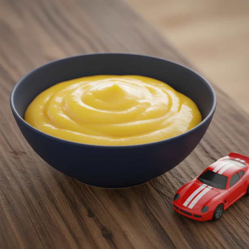Foto deliciosa de Baba de Moça Cremosa pronta para servir - Pudins & Cremes