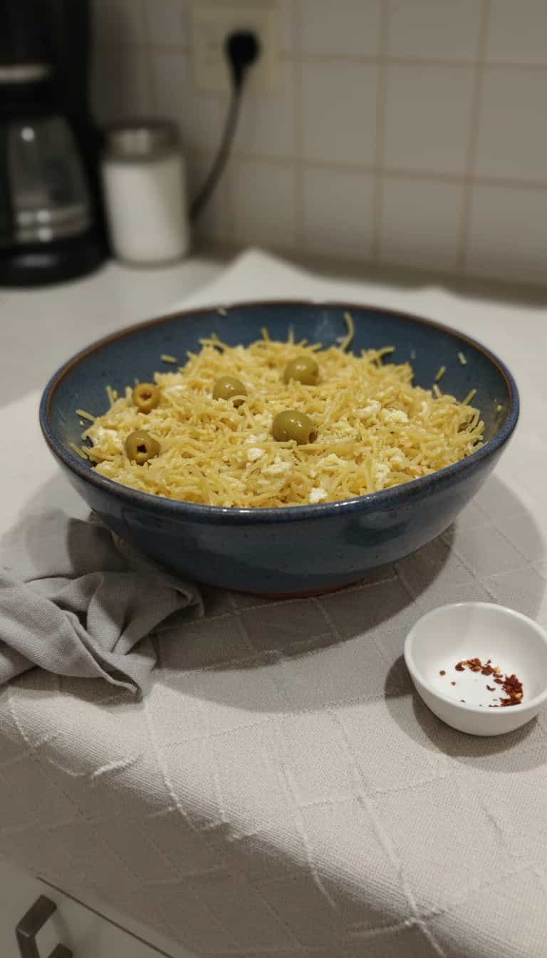 Foto deliciosa de Bacalhau à Brás pronta para servir - Peixes & Frutos do Mar