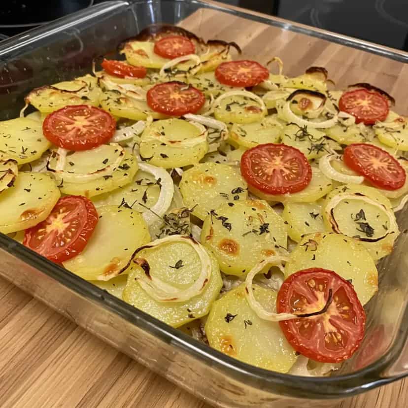 Foto deliciosa de Bacalhau à moda do mestre pronta para servir - Peixes & Frutos do Mar