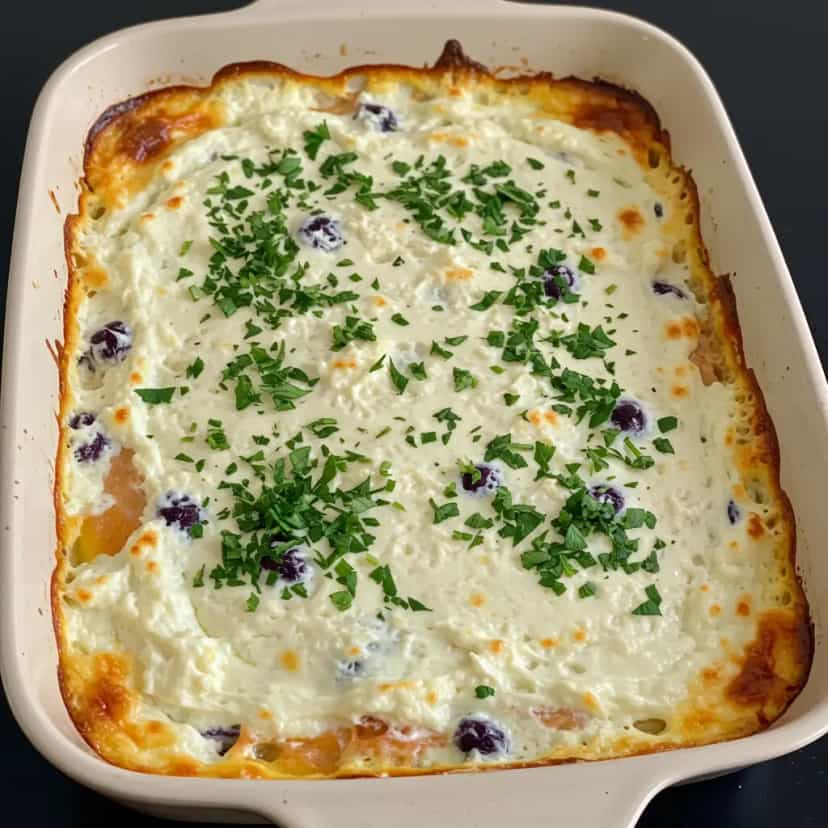 Foto deliciosa de Bacalhau com Catupiry pronta para servir - Peixes & Frutos do Mar