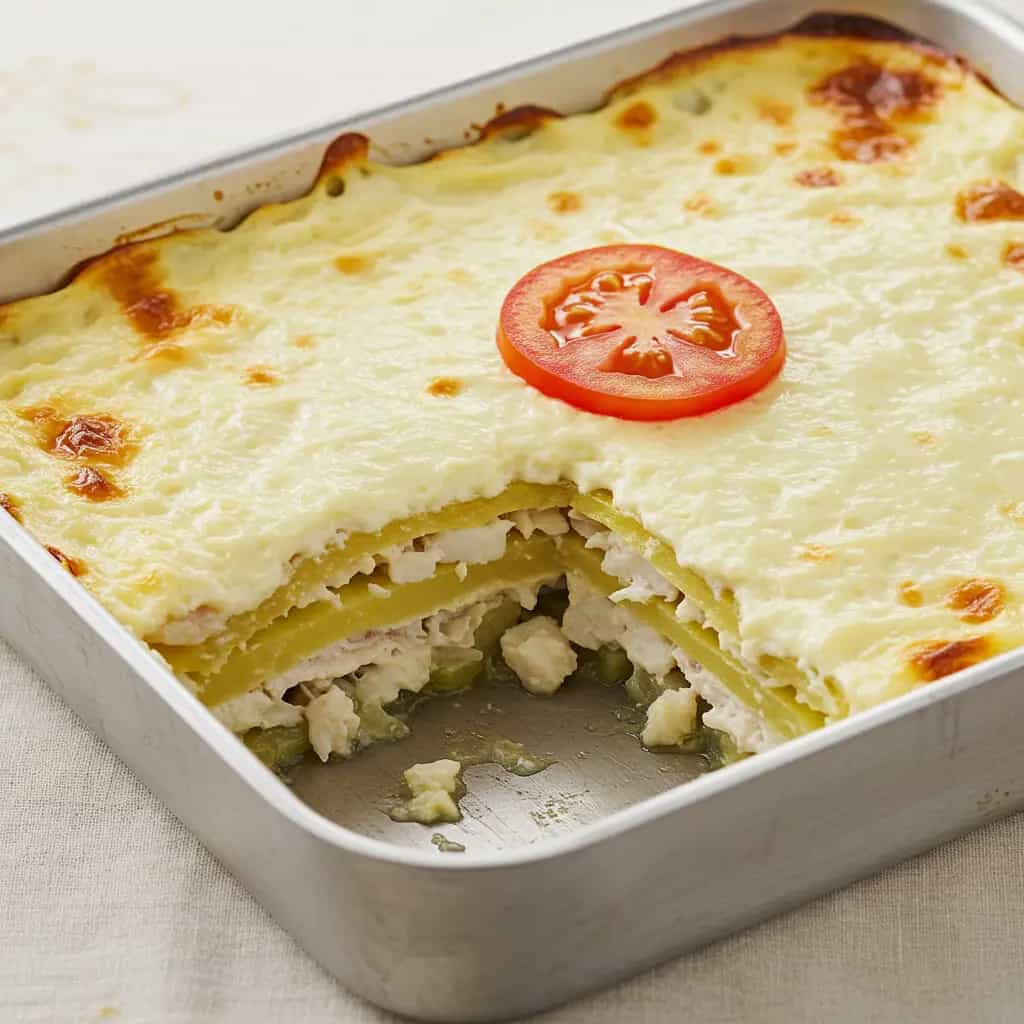 Bacalhau Gratinado em 7 Camadas