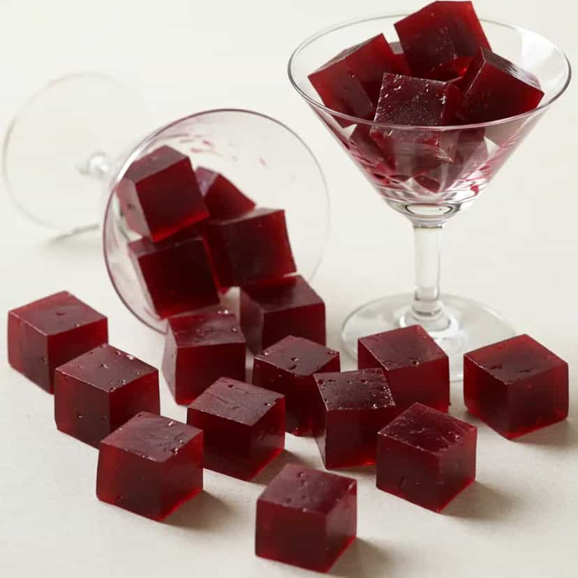 Foto deliciosa de Balas de Gelatina Diet pronta para servir - Snacks Naturais