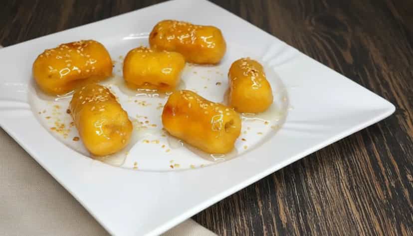 Foto deliciosa de Bananas Caramelizadas com Gergelim pronta para servir - Outras Receitas