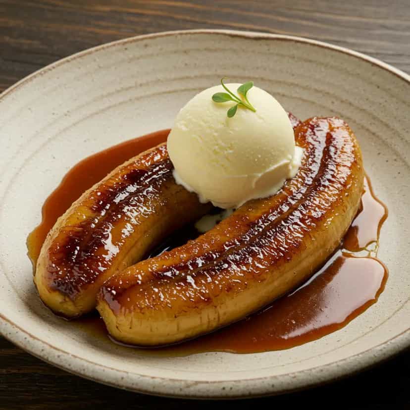 Foto deliciosa de Bananas Caramelizadas no Microondas pronta para servir - Sem Assar