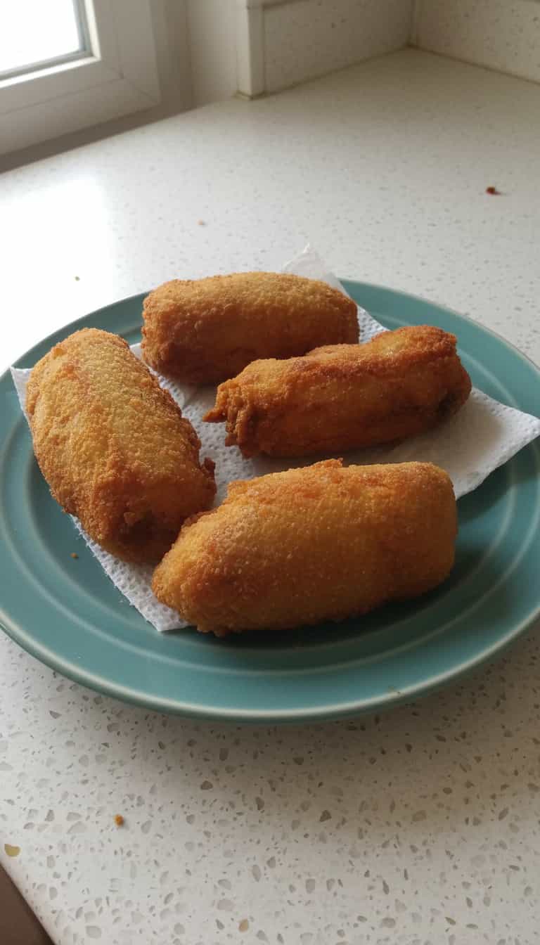 Foto deliciosa de Bananas Empanadas Crocantes pronta para servir - Snacks Assados