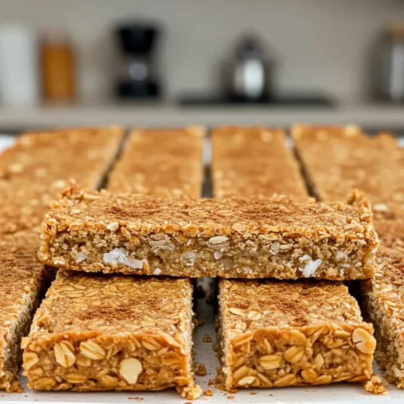 Foto deliciosa de Barra de Cereais Caseira Saudável pronta para servir - Receitas Fit
