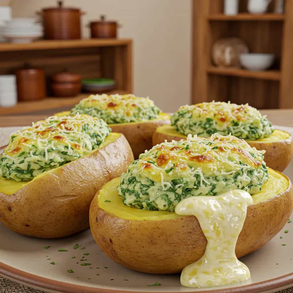 Batata assada com catupiry