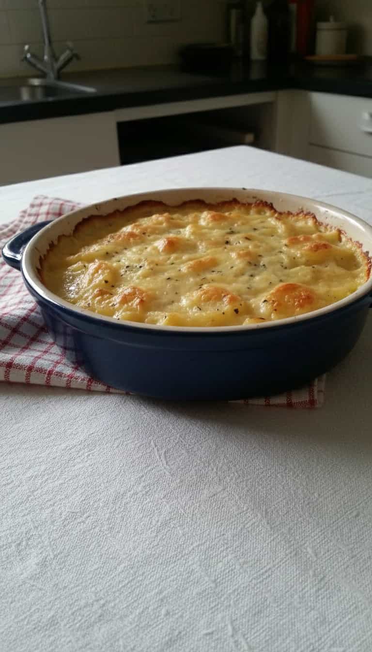 Foto deliciosa de Batata Cremosa Gratinada pronta para servir - Almoço & Jantar