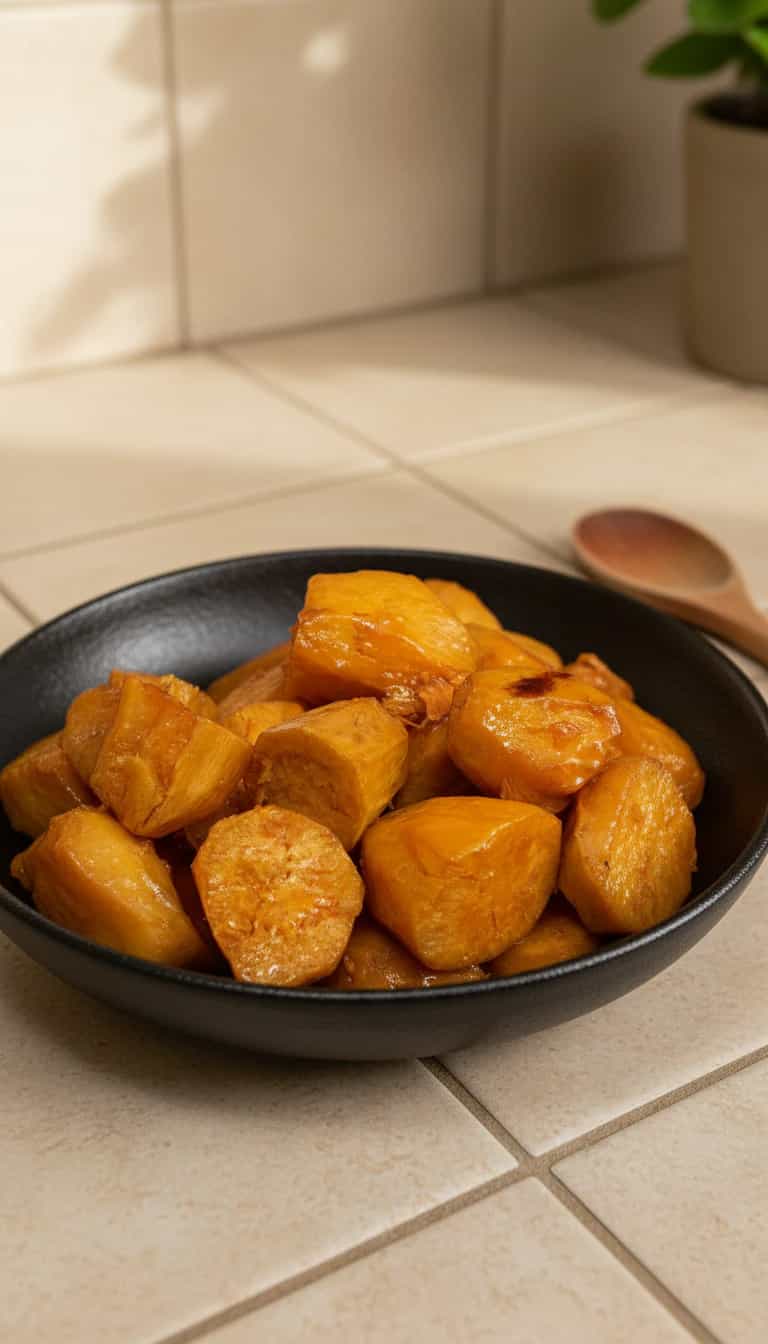 Foto deliciosa de Batata Doce Caramelizada pronta para servir - Outras Receitas