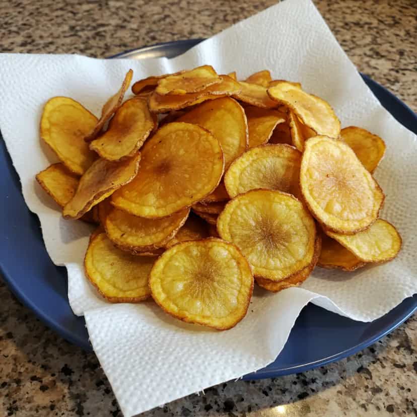 Foto deliciosa de Batata Frita Crocante pronta para servir - Salgadinhos