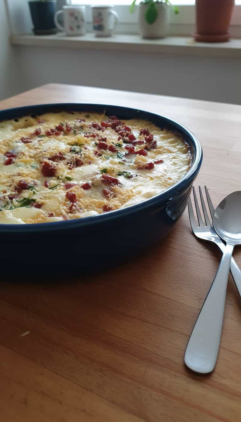 Foto deliciosa de Batata Gratinada Cremosa pronta para servir - Almoço & Jantar