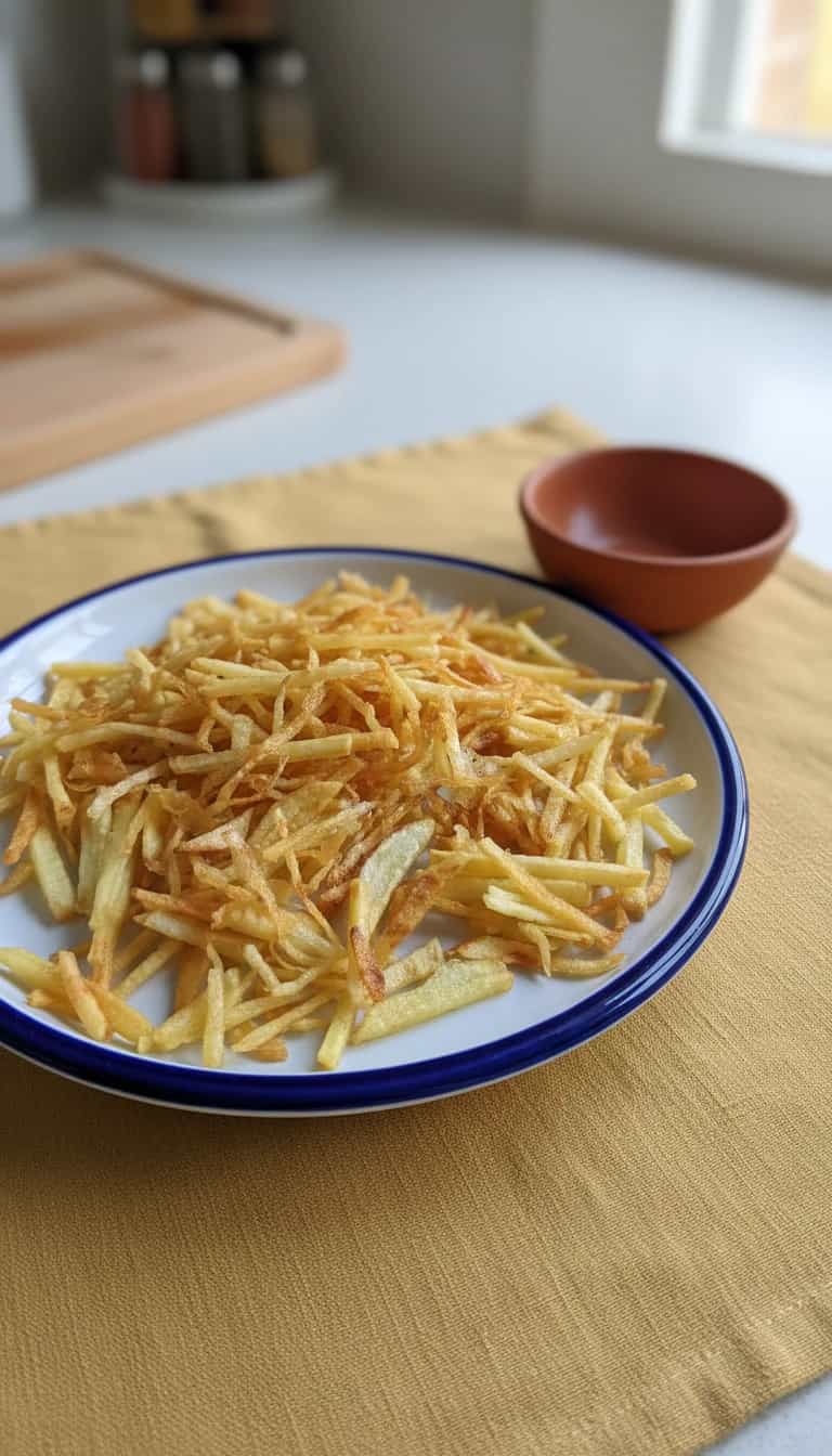 Foto deliciosa de Batata Palha Crocante pronta para servir - Chips & Biscoitos
